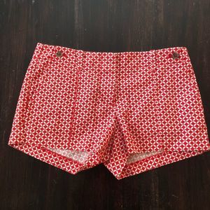 Red + Navy J.Crew Shorts